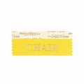 Chair Gold Award Ribbon w/ Gold Foil Imprint (4"x1 5/8")